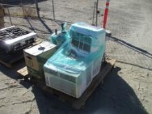 Lot Of Misc Air Conditioners, Air Compressor,