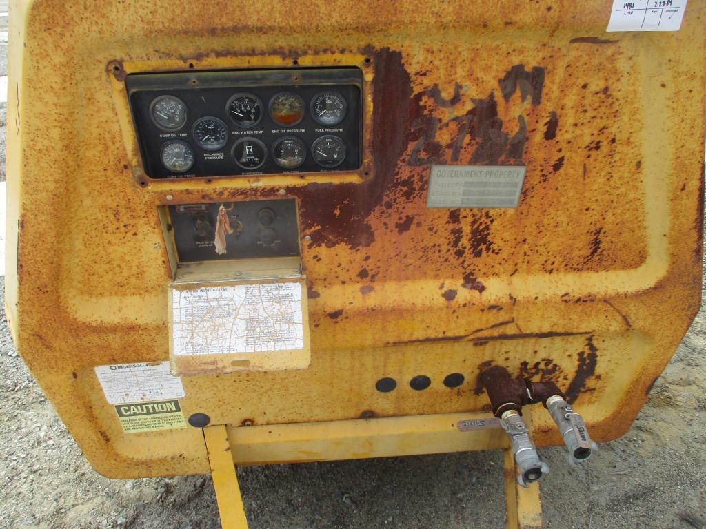 Ingersoll-Rand S/A Towable Air Compressor,