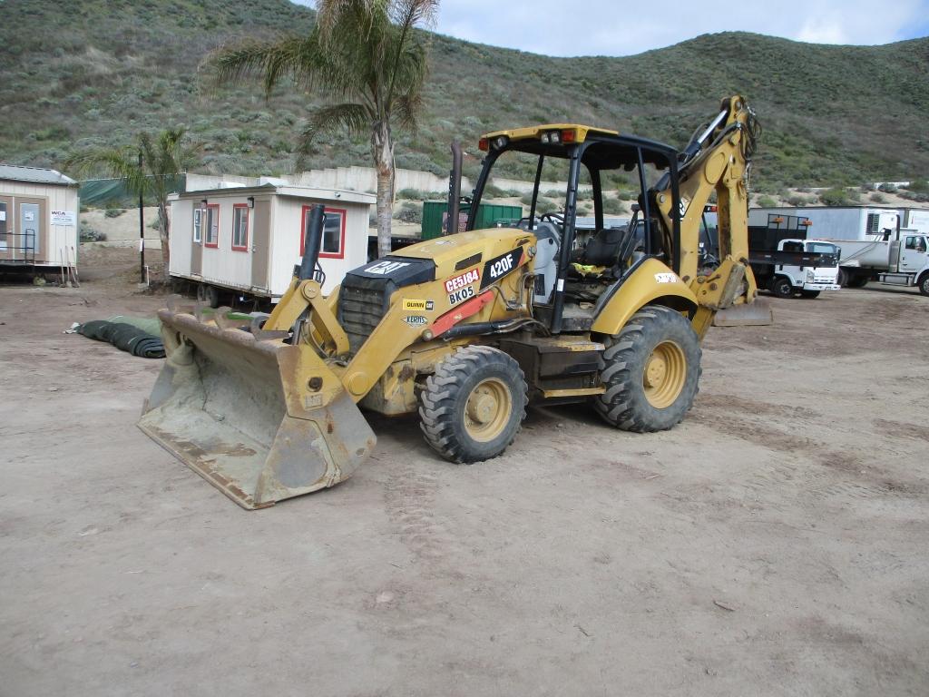 2012 Caterpillar 420F Loader Backhoe,