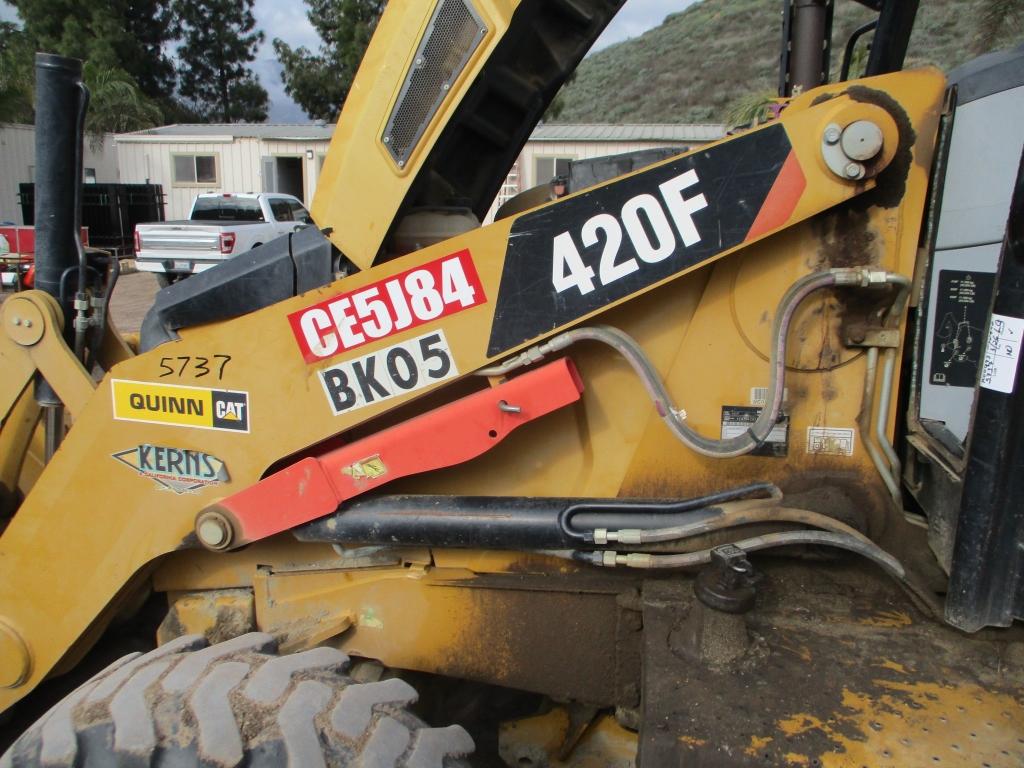 2012 Caterpillar 420F Loader Backhoe,