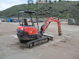 2013 Kubota KX91-3S2 Mini-Hydraulic Excavator,