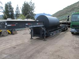 Tri-Axle Lowboy Slurry Asphalt Seal Coat Trailer,