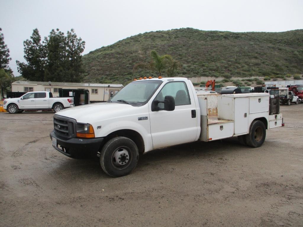 1999 Ford F350 XL SD Utility Truck,