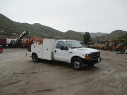 1999 Ford F350 XL SD Utility Truck,