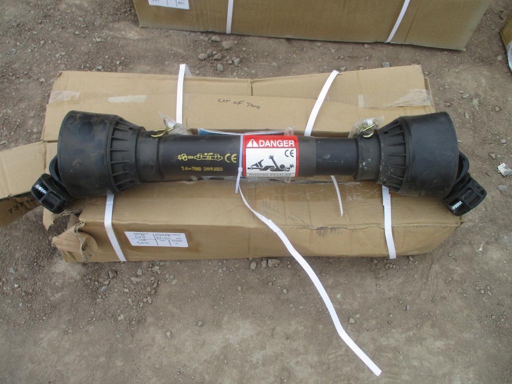 (2) New Unused 1 3/8" PTO Drive Shafts,