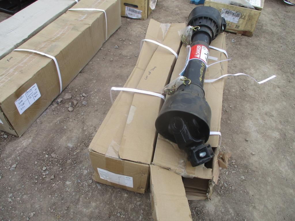 (2) New Unused 1 3/8" PTO Drive Shafts,