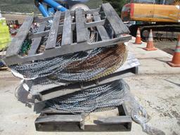 (2) Pallets Of Razor Wire Rolls