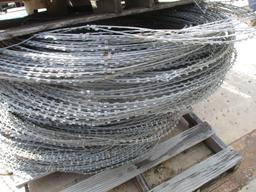 (2) Pallets Of Razor Wire Rolls