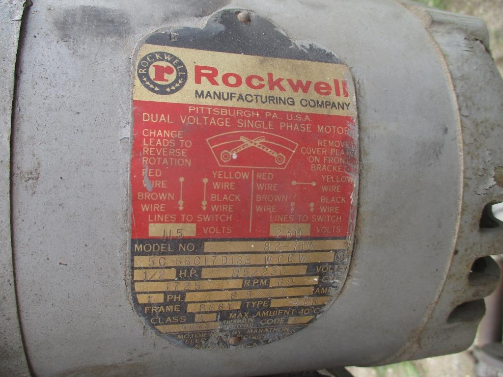 Lot Of Rockwell 82-710 Shop Drill Press,