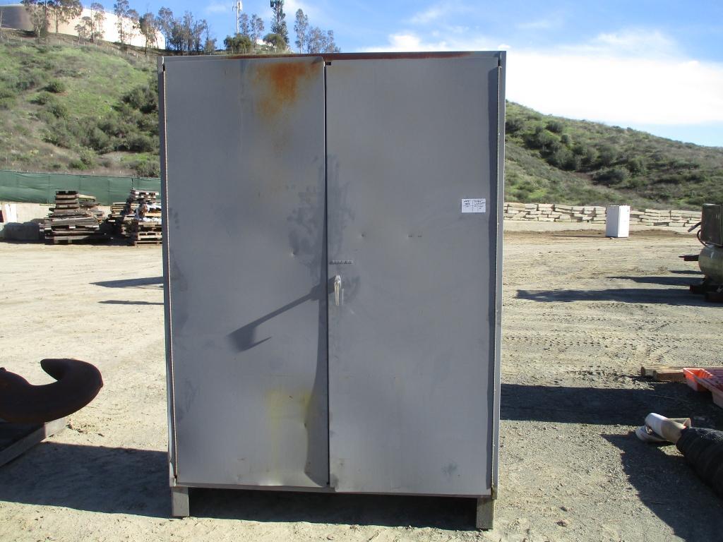 Lot Of 60" x 24" x 84" Metal Shop Cabinet