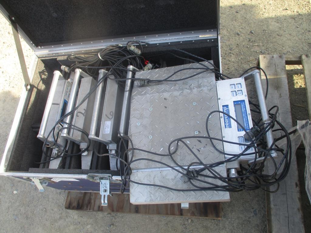 Lot Of Intercomp PT300 Wheel Load Scale System,