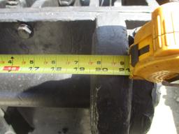 Lot Of 43" Excavator Compaction Wheel Attachment