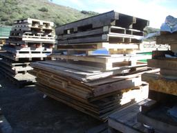 (2) Lot Of Assorted Wooden Crane Stabilizer Pads
