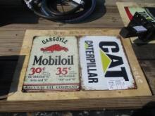 Lot Of (2) Retro Vintage Signs