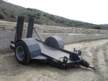 S/A Flatbed Utility Equipment Trailer,