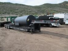 Tri-Axle Lowboy Slurry Asphalt Seal Coat Trailer,