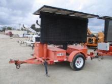 2008 Myers & Sons S/A Towable Message Board,