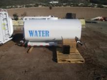 New Unused 2,100 Gallon Water Truck Tank,