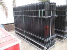 New Unused 10' x 7' HD Welded Steel Fencing,