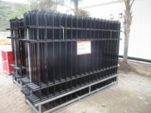 New Unused 10' x 7' HD Welded Steel Fencing,