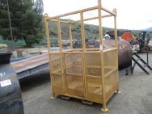 Lot Of Forklift/Cable Lift Saftey Cage Man Basket