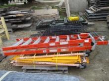 Lot Of Rolling Scaffolding & Fiberglass Ladder