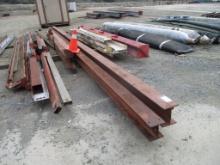 Lot Of Various Size H-Beams