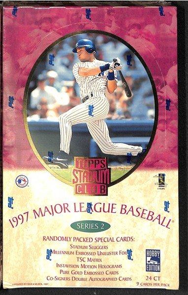 1997 STADIUM CLUB SERIES 2 BASEBALL HOBY WAX BOX