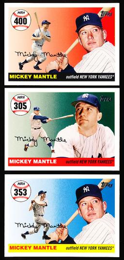 2007 MICKEY MANTLE HOME RUN CHASE CARD LOT OF 20