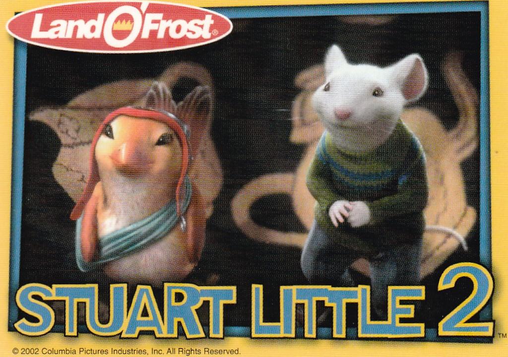 STUART LITTLE 2 LAND O FROST COLLECTOR CARD FROM 2002