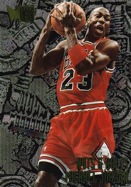 MICHAEL JORDAN 1995/96 FLEER METAL CARD #212