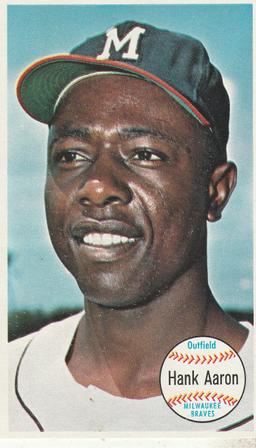 HANK AARON 1964 TOPPS GIANT CARD #49