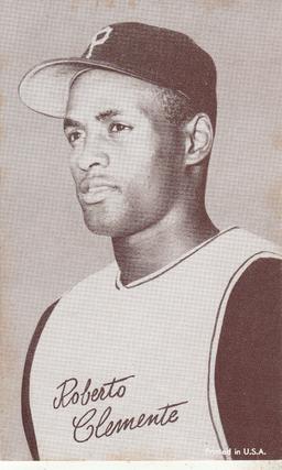 ROBERTO CLEMENTE 1962 STAT BACK EXHIBIT CARD