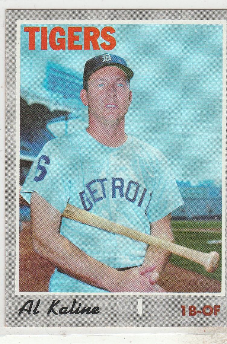 AL KALINE 1970 TOPPS CARD #640 / HIGH NUMBER