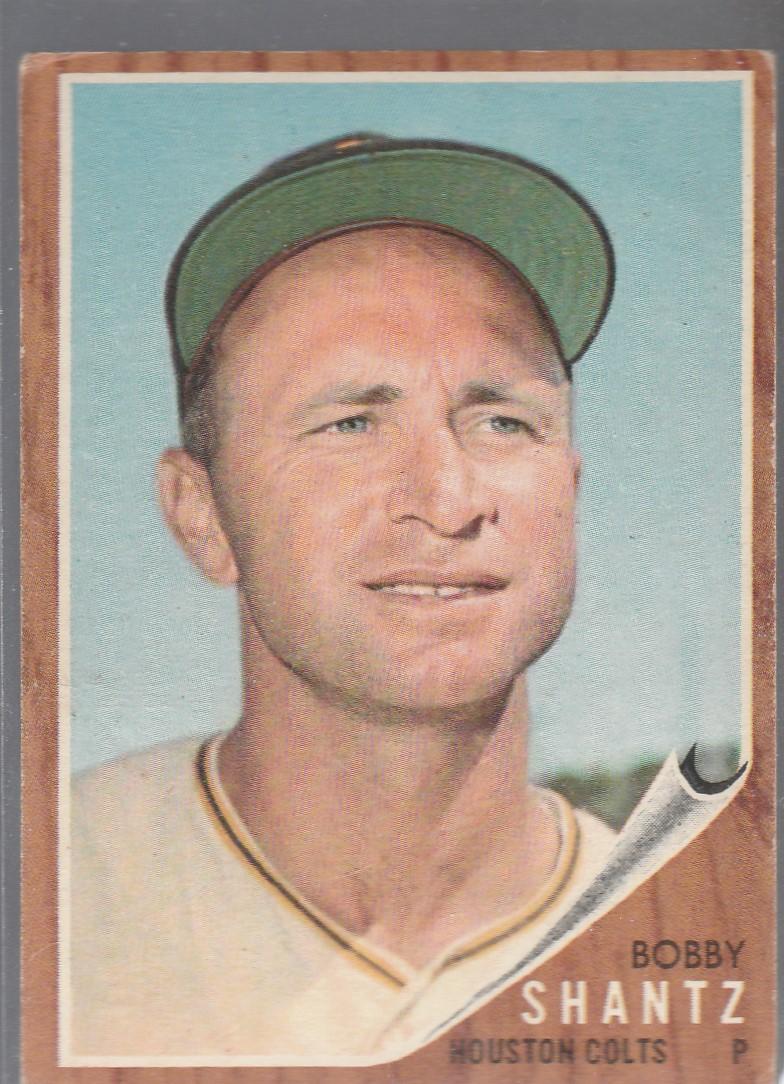 BOBBY SHANTZ 1962 TOPPS CARD #177