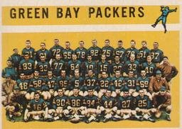 GREEN BAY PACKERS 1960 TOPPS TEAM CARD #60