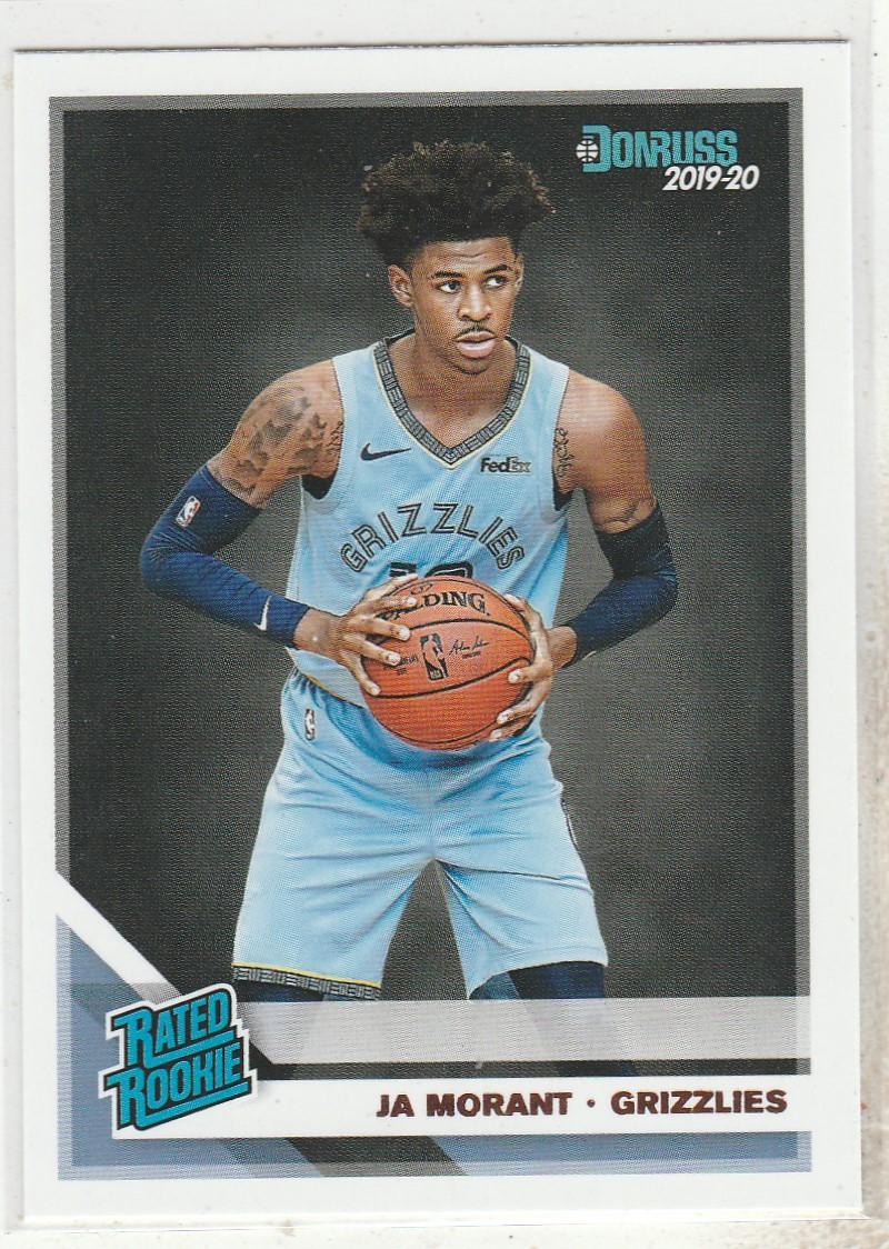 JA MORANT 2019/20 DONRUSS RATED ROOKIE CARD #202