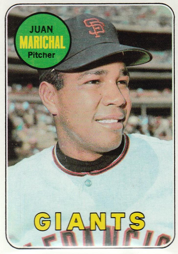 JUAN MARICHAL 1969 TOPPS CARD #370