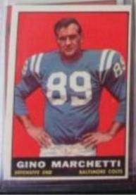 GINO MARCHETTI 1961 TOPPS CARD #7