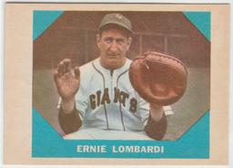 ERNIE LOMBARDI 1960 FLEER CARD #17