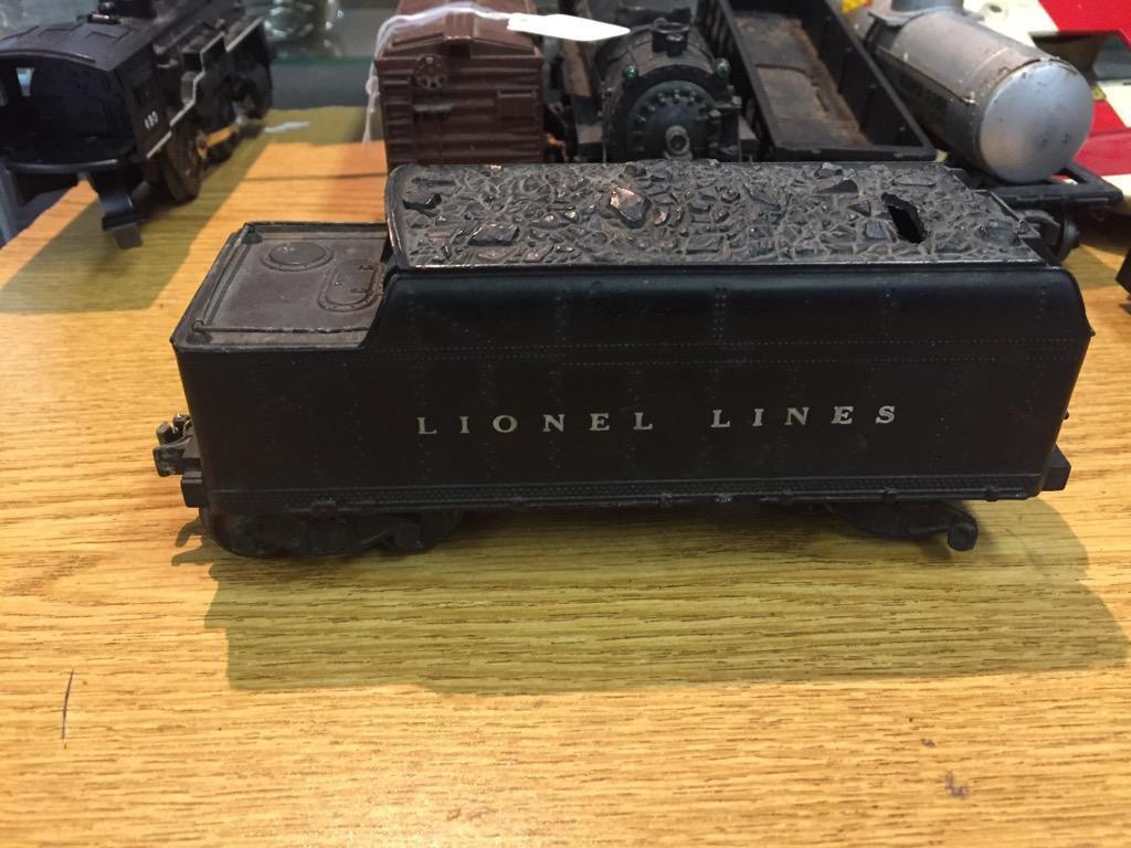 Selection of vintage Lionel trains, tracks, & misc - O gauge - mixture of metal and plastic trains