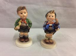 Collection of 5 TMK 4 Hummel figurines includes "Trumpet Boy" see pics