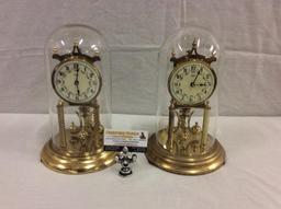 2 fantastic Kundo German anniversary clocks including a Kieninger & Obergfell