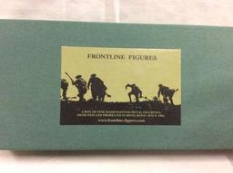 Frontline Figures dismounted Union Cavalry set + Historic Amer. Cannons "Parrot Barrel"