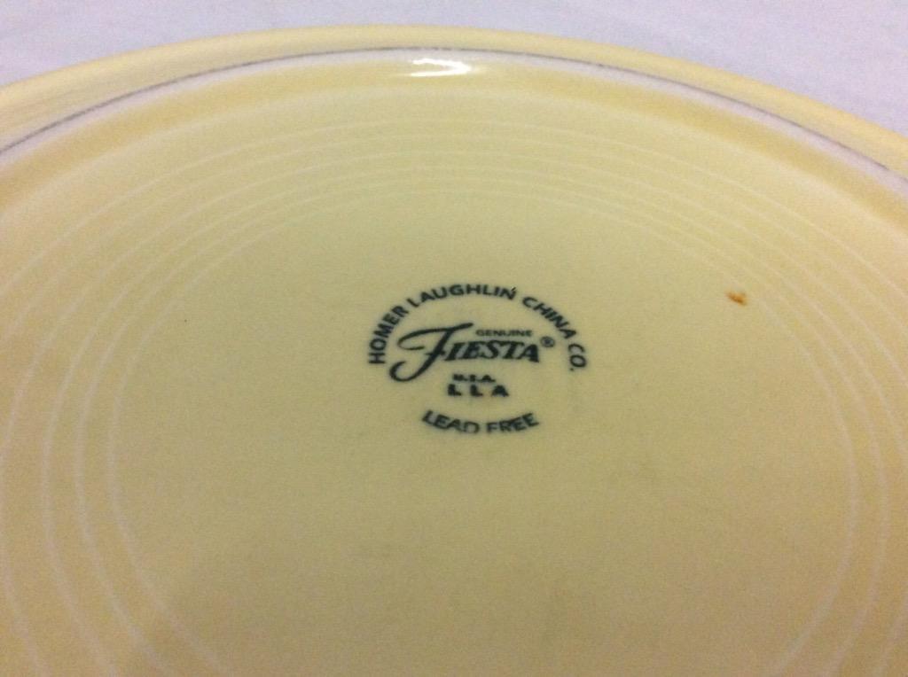 12 pc - 8 Genuine Fiesta ware plates by Homer Laughlin China Co. + 4 plates from Pacific USA