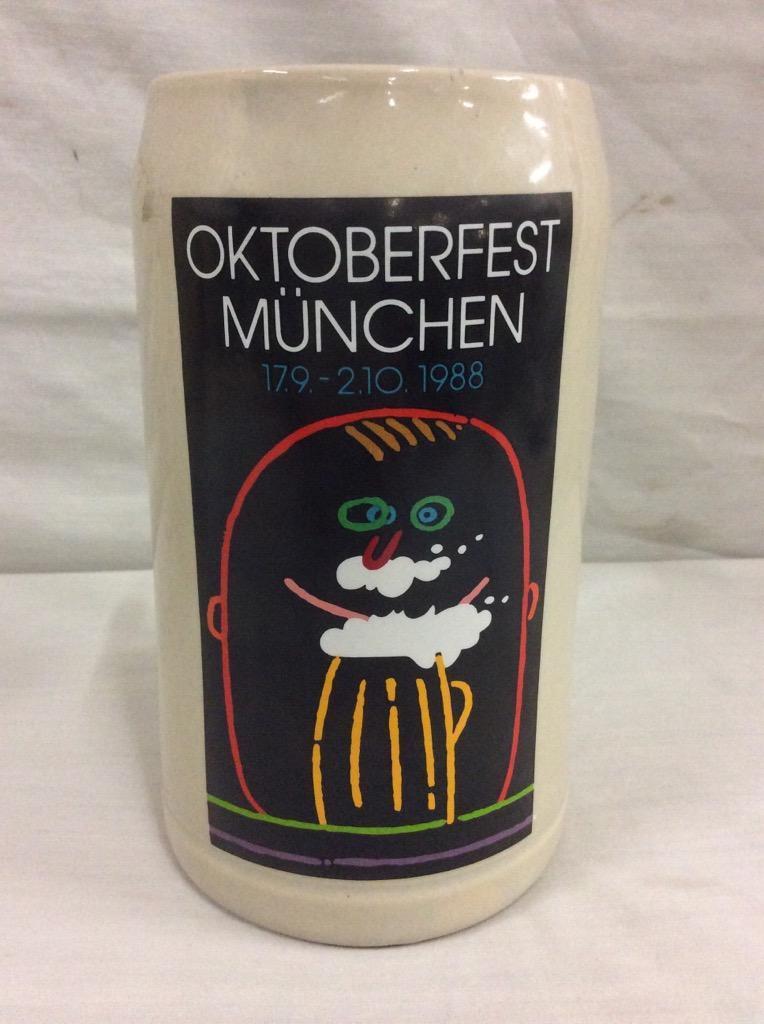 4 Rastal Munchen Oktoberfest beer steins - Oktoberfest 1988, 1987, 1986, 1984 incl. 3 signed steins