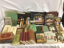 40+ books ranging in age from early 1900's to now - Hopalong Cassidy, Arthur, Shakespeare, etc see