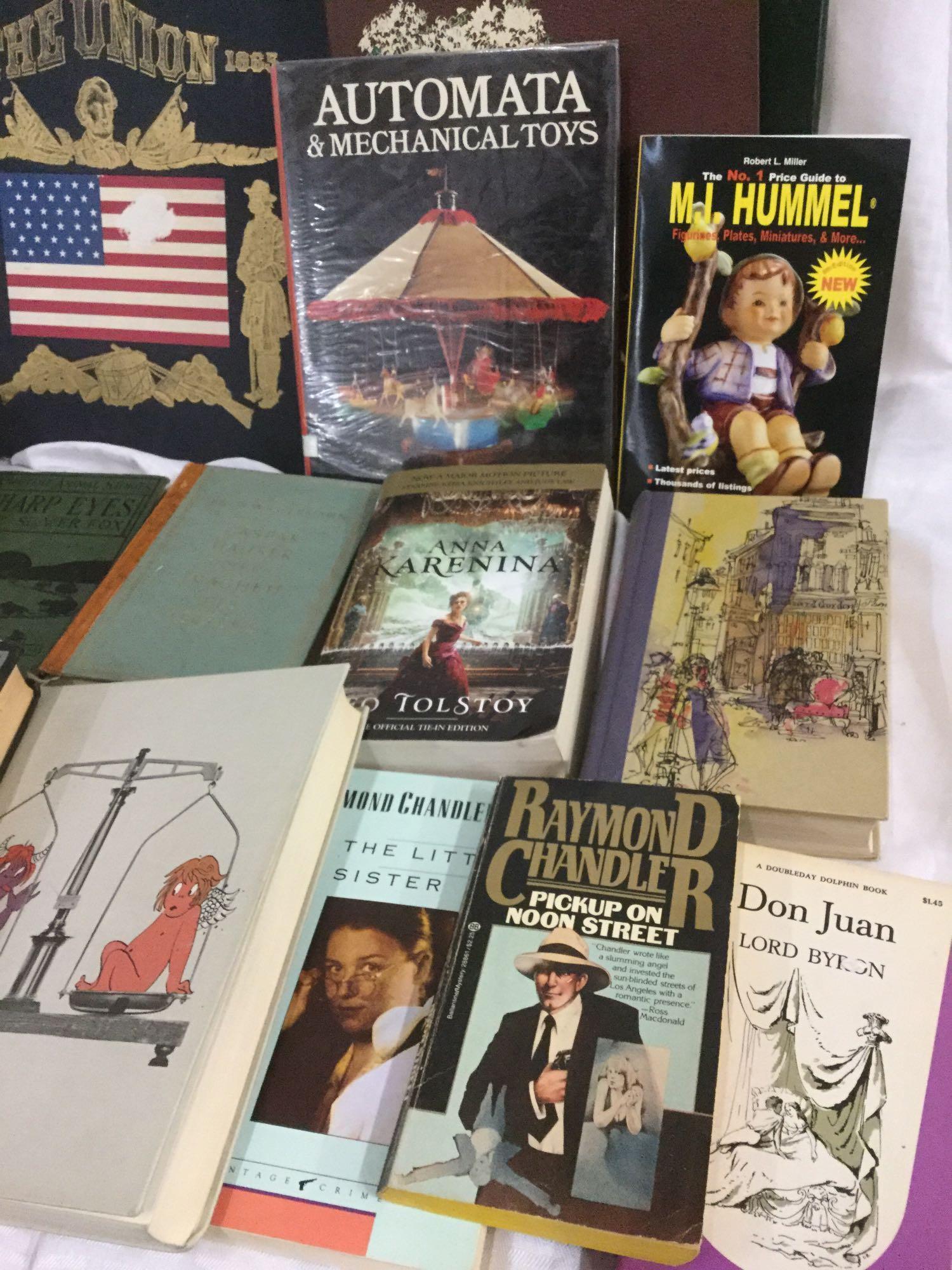 40+ books ranging in age from early 1900's to now - Hopalong Cassidy, Arthur, Shakespeare, etc see