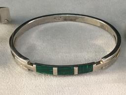 4 very fine sterling silver vintage bracelets, see pics