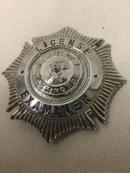 State of Washington License Examiner Badge